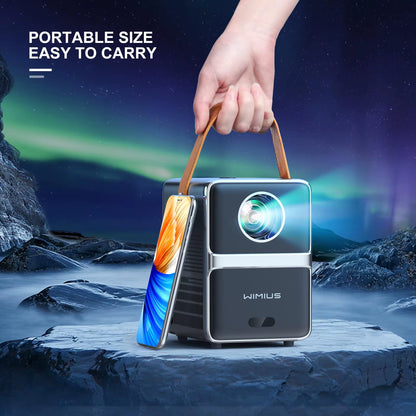 Mini Projector 5G Wifi Bluetooth Portable Projector Full HD 1080P 18000 Lumens Display Home Cinema Video Projector