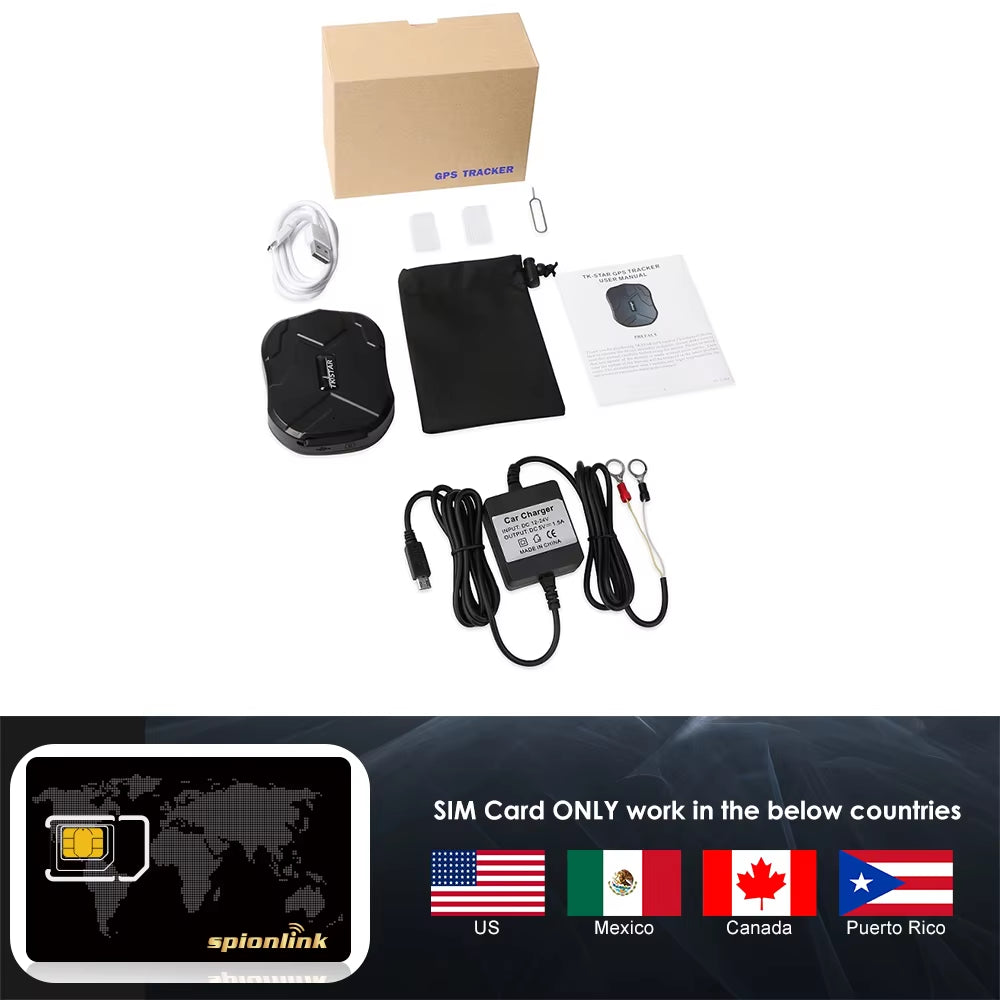 GPS Tracker Car TKSTAR TK905 5000Mah 90 Days Standby 2G Vehicle Tracker GPS Locator Waterproof Magnet Free Web APP