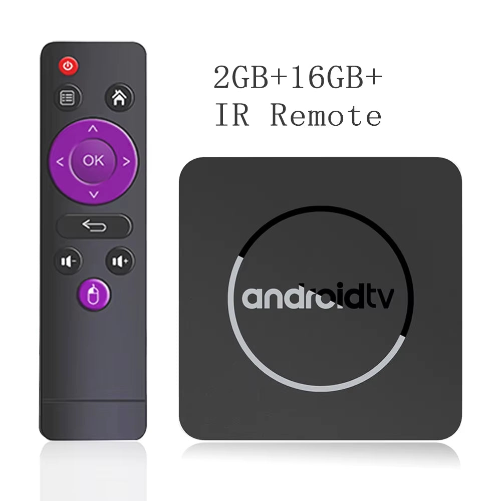 Android13 TV Box 4K Allwinnerh313 BT5.0 Google Play Youtube Tiktok HDR10 2G16G Dual2.4/5Gb Wifi Streaming Media Set-Top Box Q1