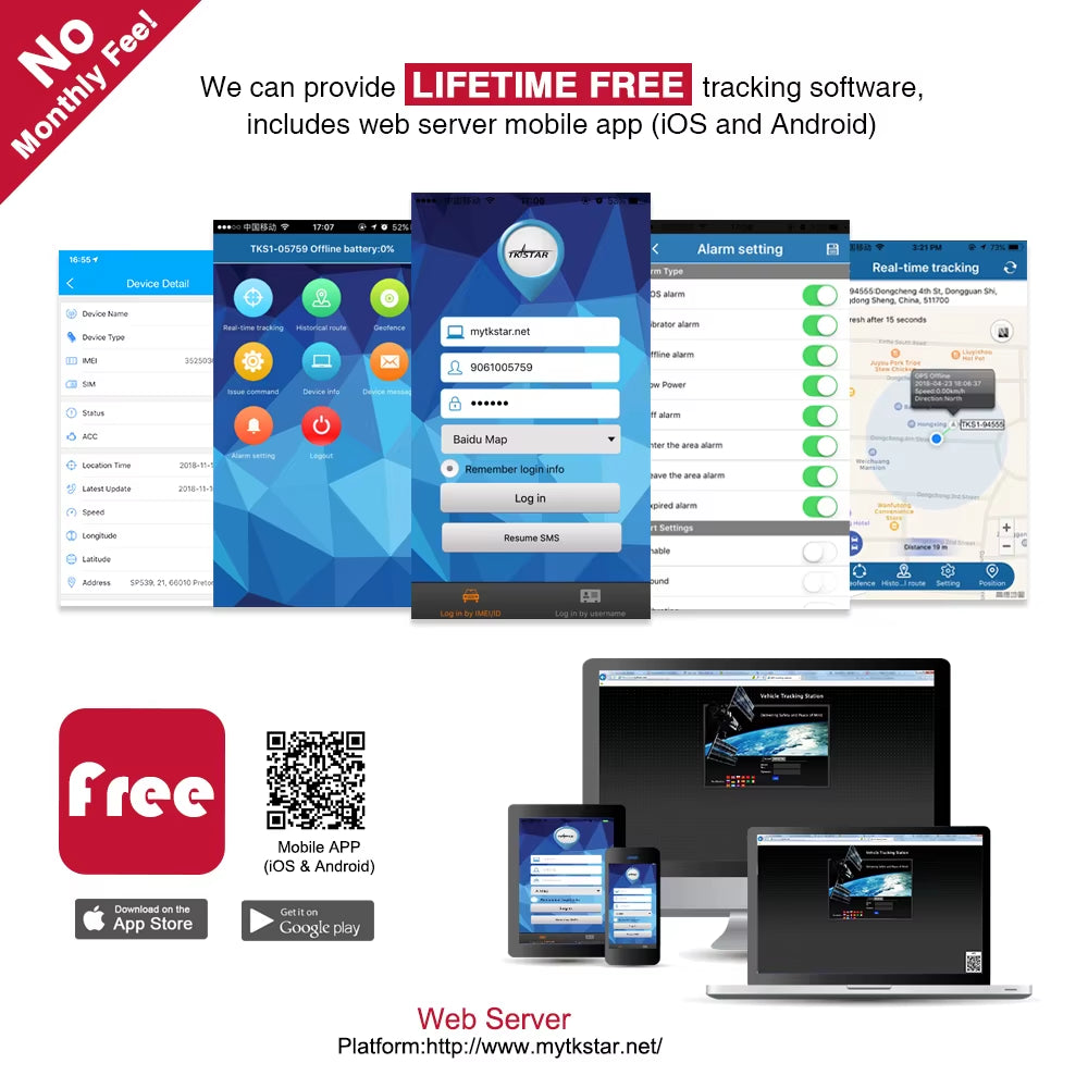 GPS Tracker Car TKSTAR TK905 5000Mah 90 Days Standby 2G Vehicle Tracker GPS Locator Waterproof Magnet Free Web APP