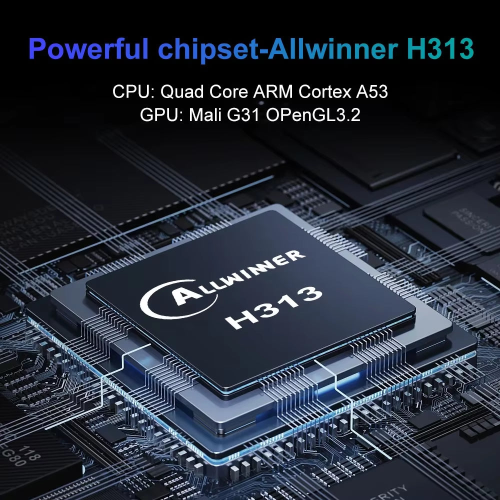 Android13 TV Box 4K Allwinnerh313 BT5.0 Google Play Youtube Tiktok HDR10 2G16G Dual2.4/5Gb Wifi Streaming Media Set-Top Box Q1