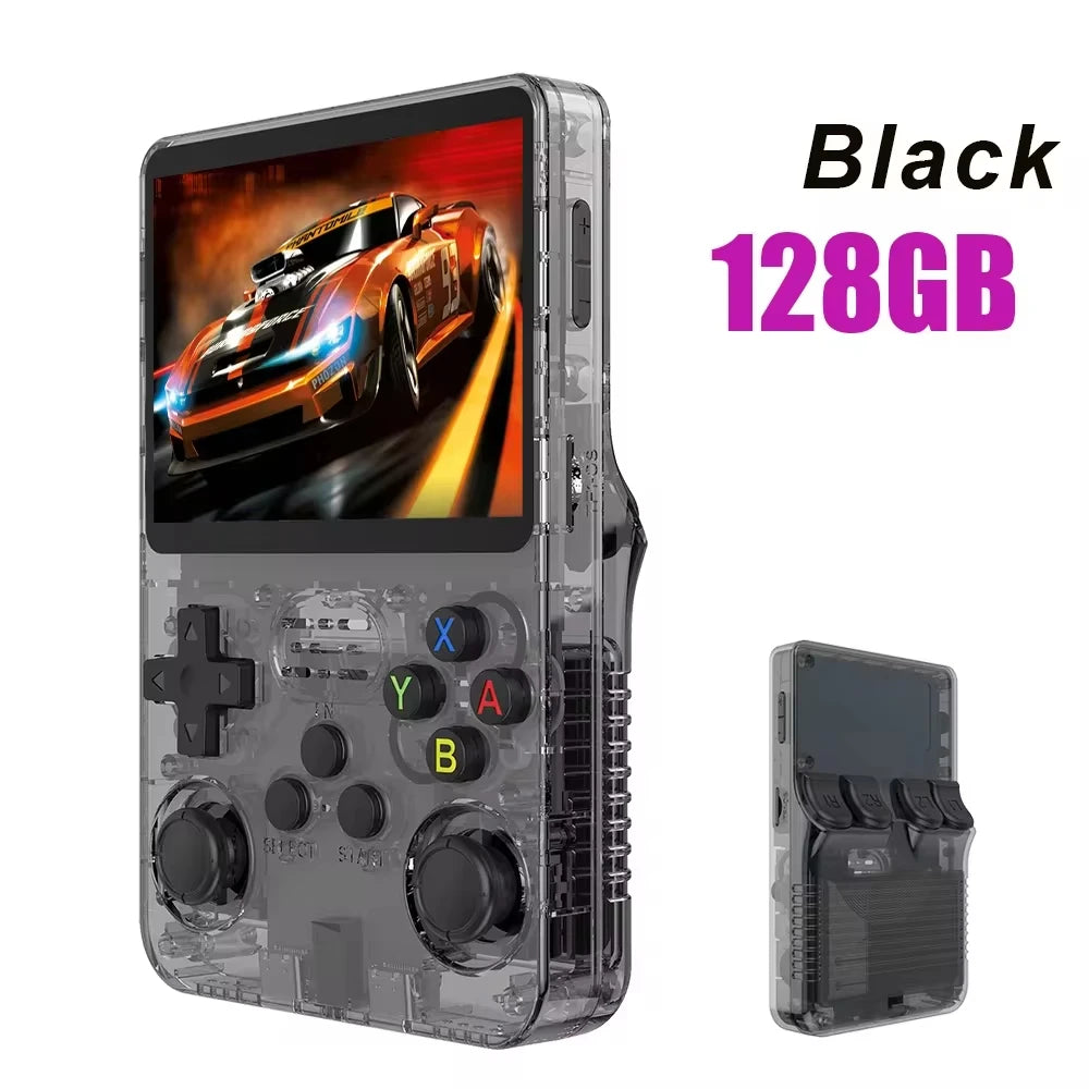 Open Source R36S Retro Handheld Video Game Console Linux System 3.5Inch IPS Screen Mini Portable Pocket Video Player 128G Games