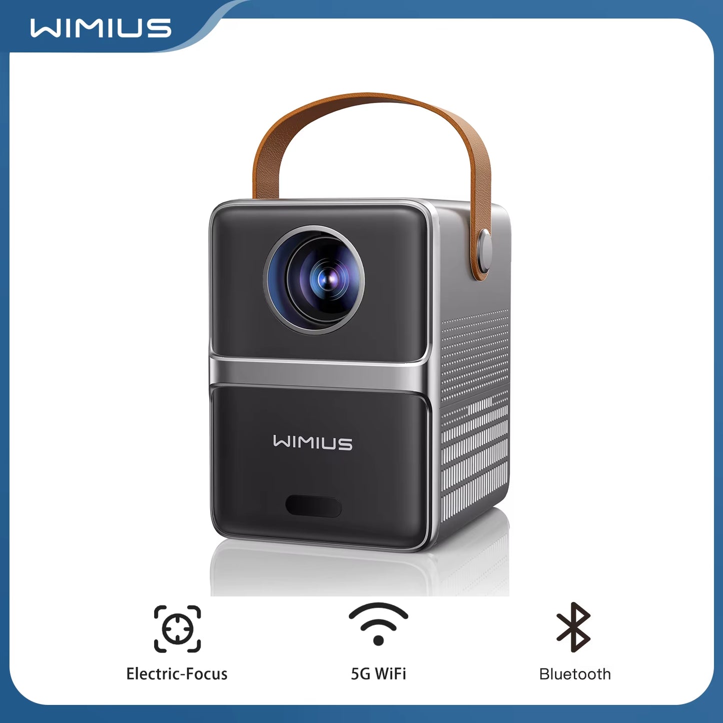 Mini Projector 5G Wifi Bluetooth Portable Projector Full HD 1080P 18000 Lumens Display Home Cinema Video Projector